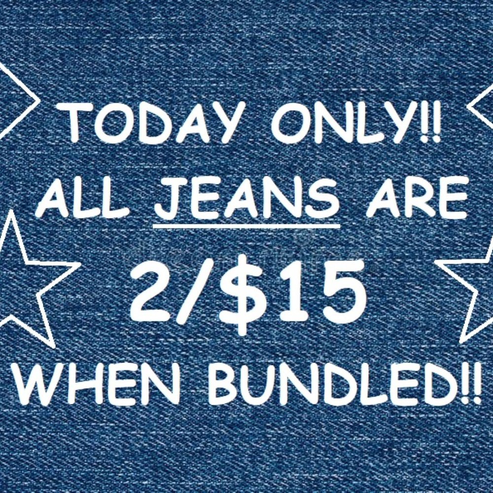 2/$15 JEANS - SHORTS AND PANTS .. ALL SIZES!!!